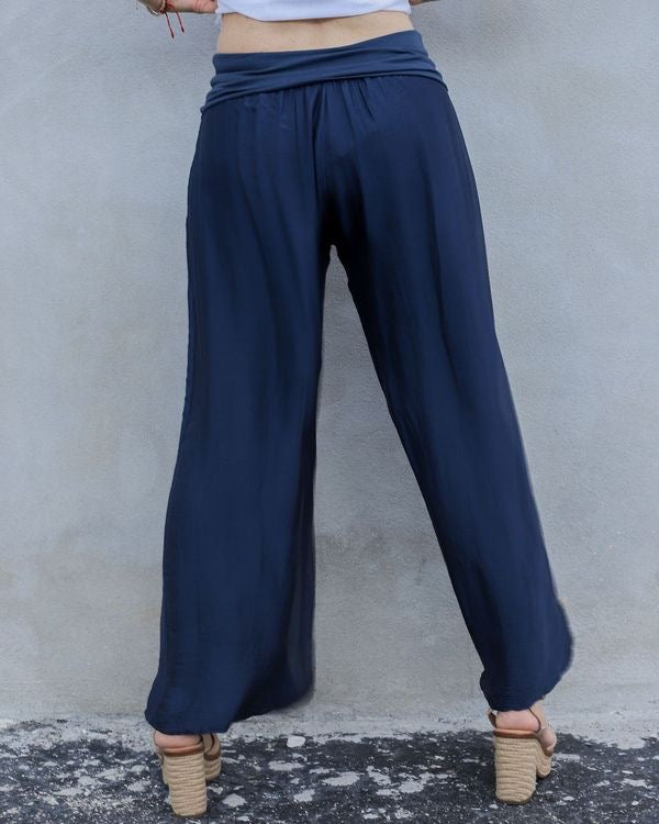 Silk Wide Leg Pants | by Karamel