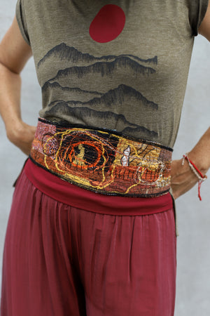Colorful Artisan Wrap Belts | Hand Made by Paulina Plizga