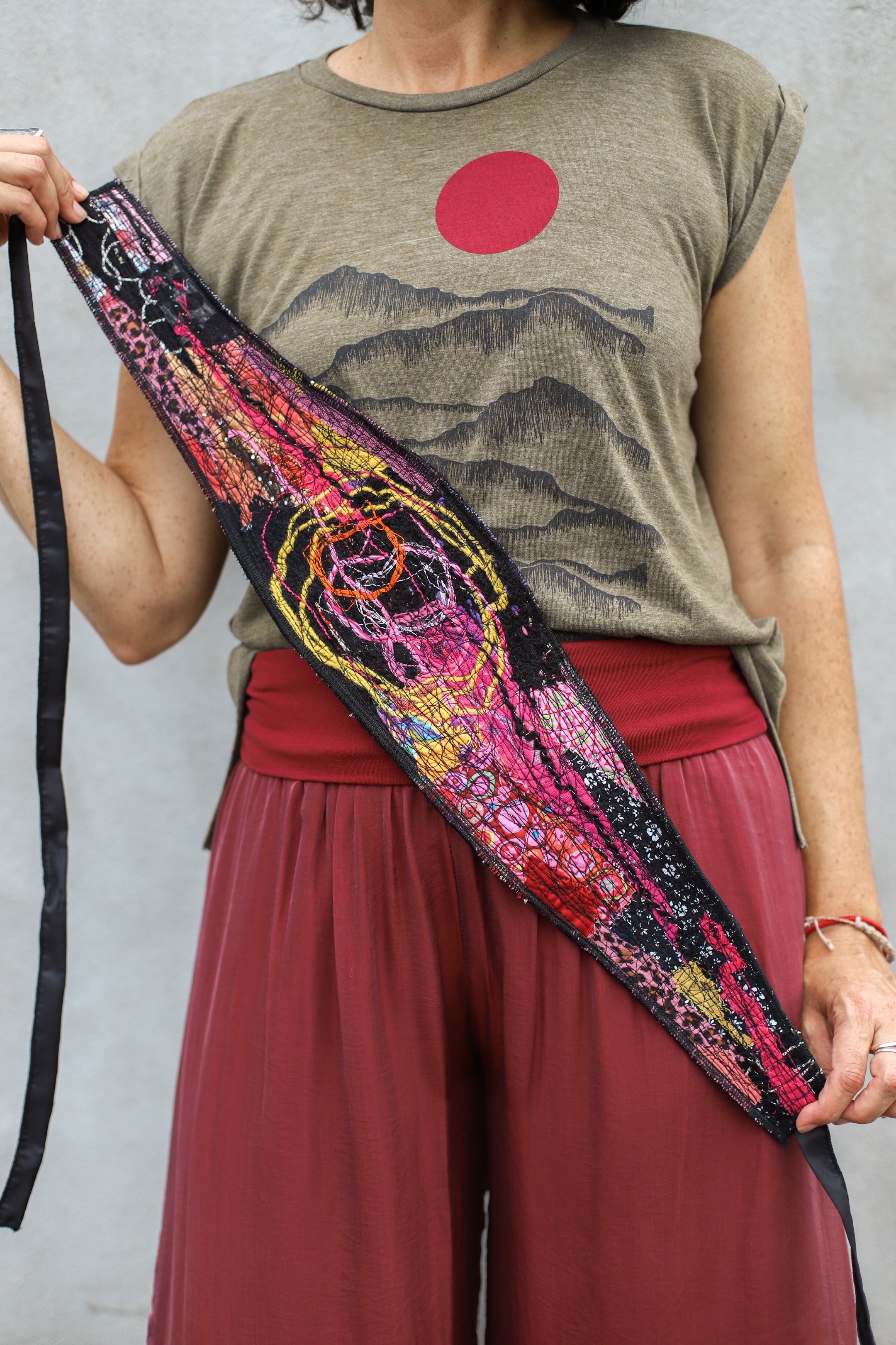 Colorful Artisan Wrap Belts | Hand Made by Paulina Plizga