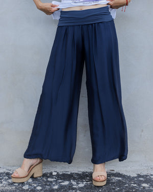 Silk Wide Leg Pants | by Karamel