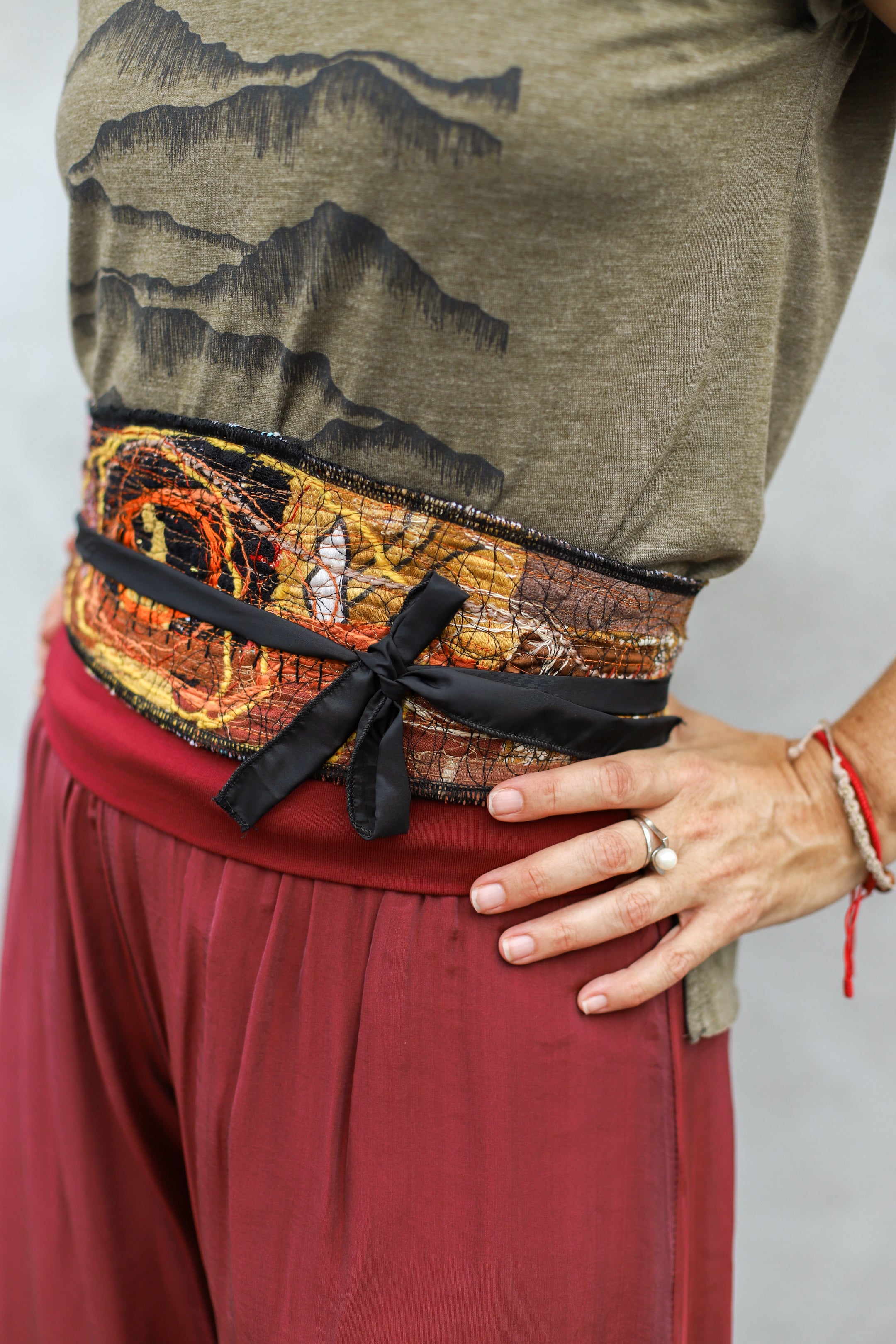 Colorful Artisan Wrap Belts | Hand Made by Paulina Plizga