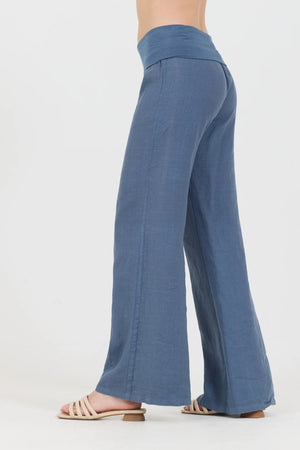 Linen Fold Over Pants | Fresh Laundry