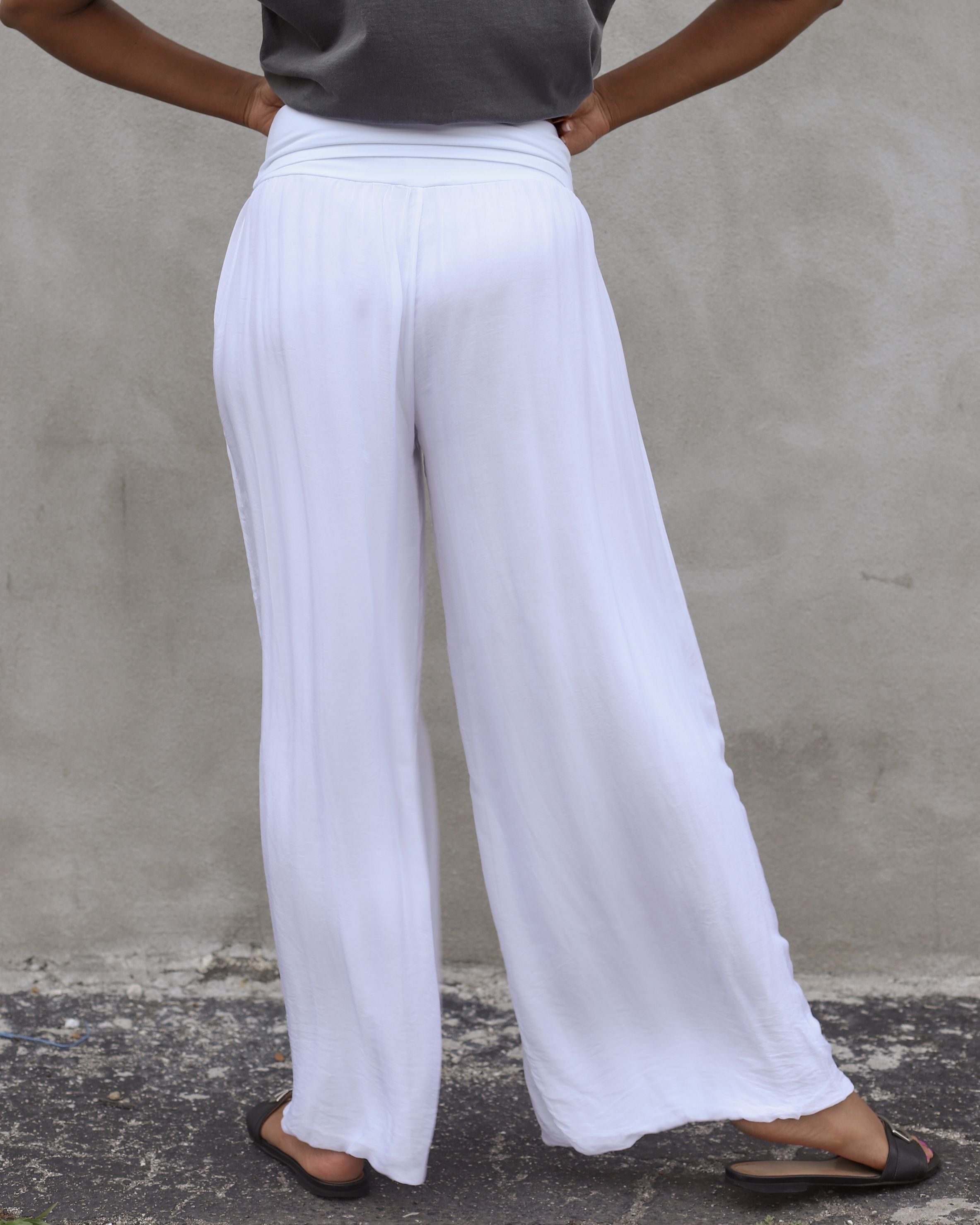 Silk Wide Leg Pants | by Karamel
