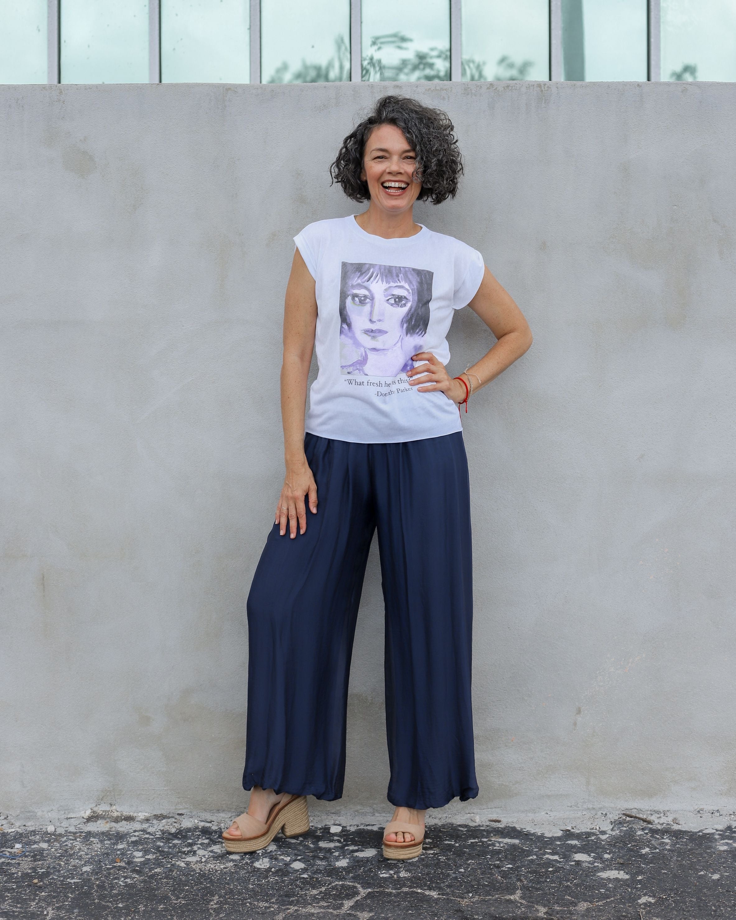 Silk Wide Leg Pants | by Karamel