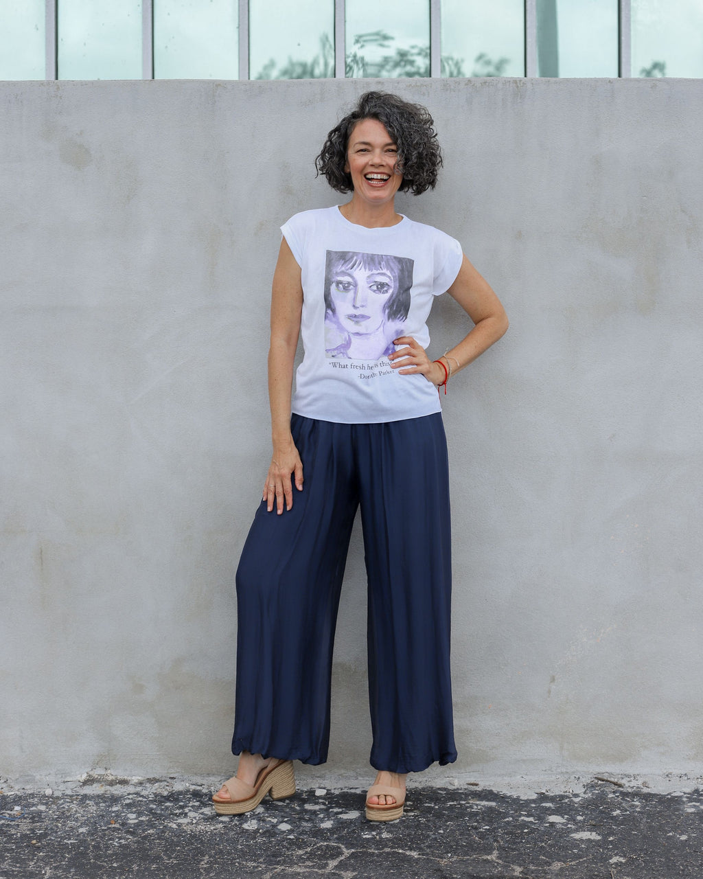 Silk Wide Leg Pants