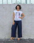Silk Wide Leg Pants