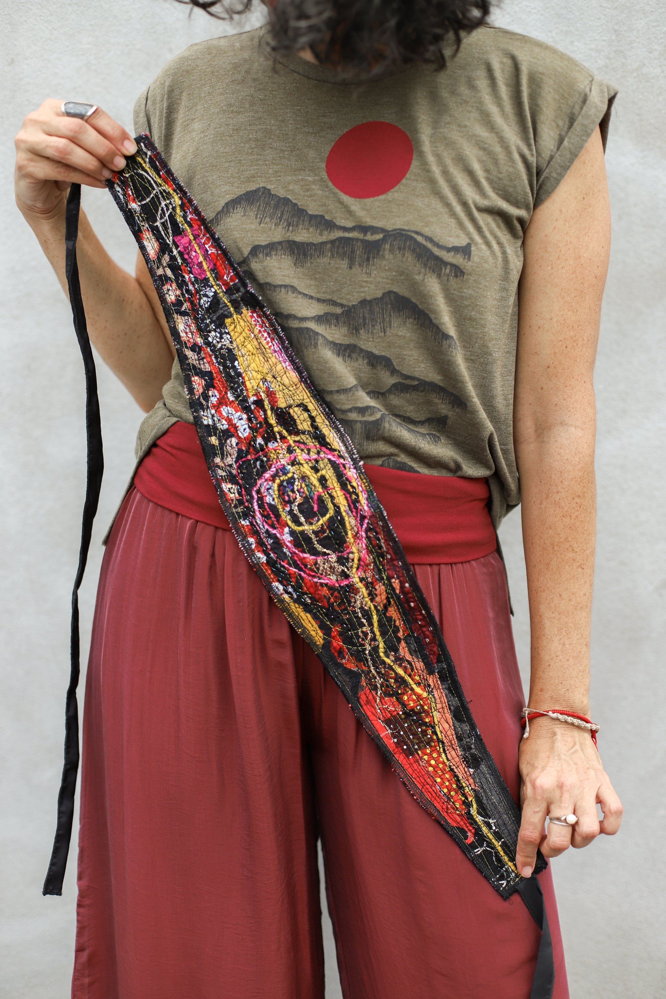 Colorful Artisan Wrap Belts | Hand Made by Paulina Plizga