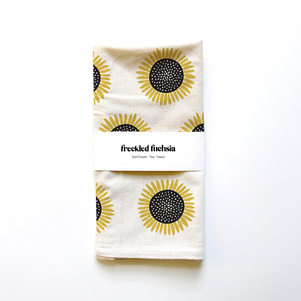 Sunflower Tea Towel