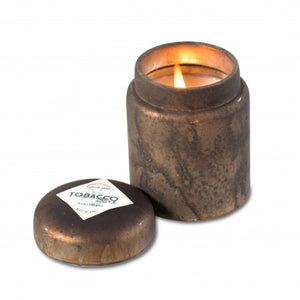 Tobacco Bark Mountain Fire Single Wick Hand Poured Candle| Himalayan Trading Post